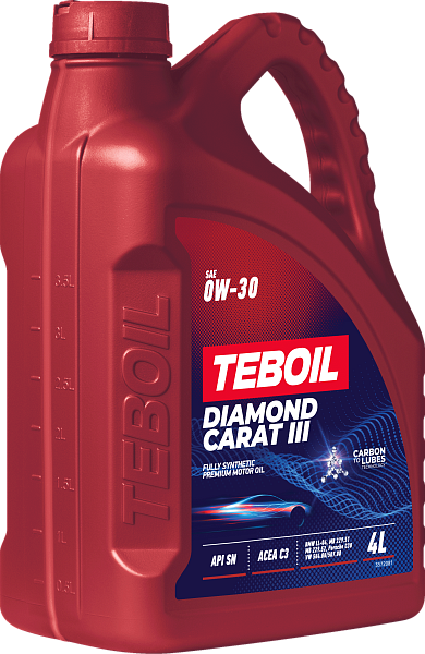 Синтетическое моторное масло TEBOIL DIAMOND CARAT III 0W-30