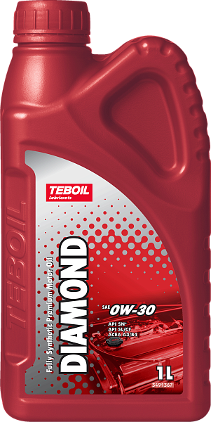 Синтетическое моторное масло TEBOIL DIAMOND 0W-30