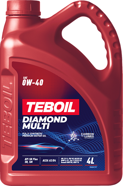 Синтетическое моторное масло TEBOIL DIAMOND MULTI 0W-40