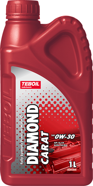Синтетическое моторное масло TEBOIL DIAMOND CARAT 0W-30