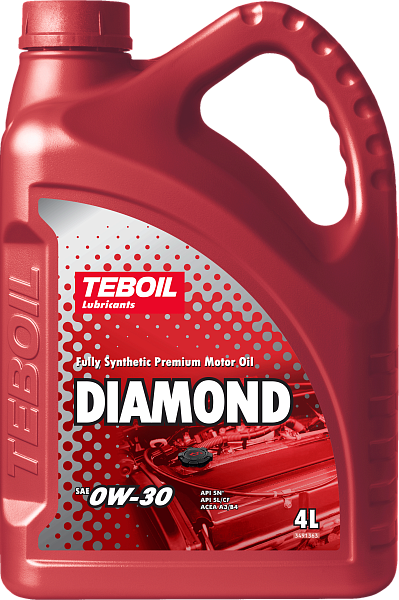 Синтетическое моторное масло TEBOIL DIAMOND 0W-30