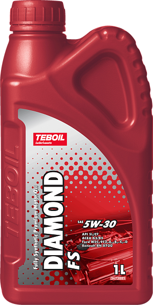 Синтетическое моторное масло TEBOIL DIAMOND FS 5W-30
