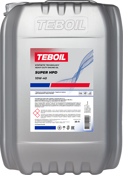Моторное масло TEBOIL SUPER HPD 10W-40