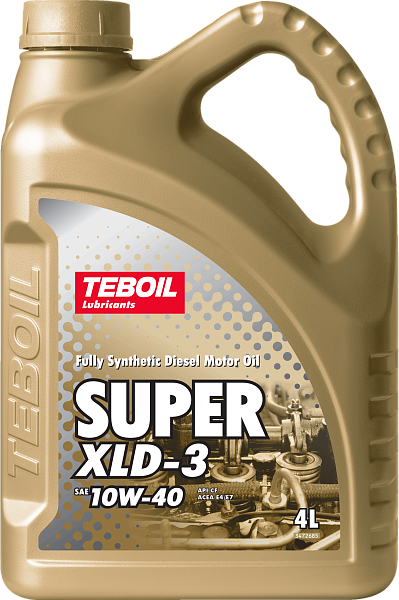 Синтетическое моторное масло TEBOIL SUPER XLD-3 10W-40