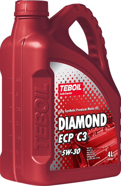 Синтетическое моторное масло TEBOIL DIAMOND ECP C3 5W-30