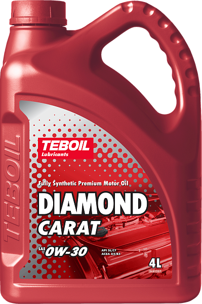 Синтетическое моторное масло TEBOIL DIAMOND CARAT 0W-30