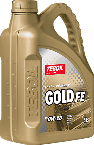 Синтетическое моторное масло TEBOIL GOLD FE 0W-20